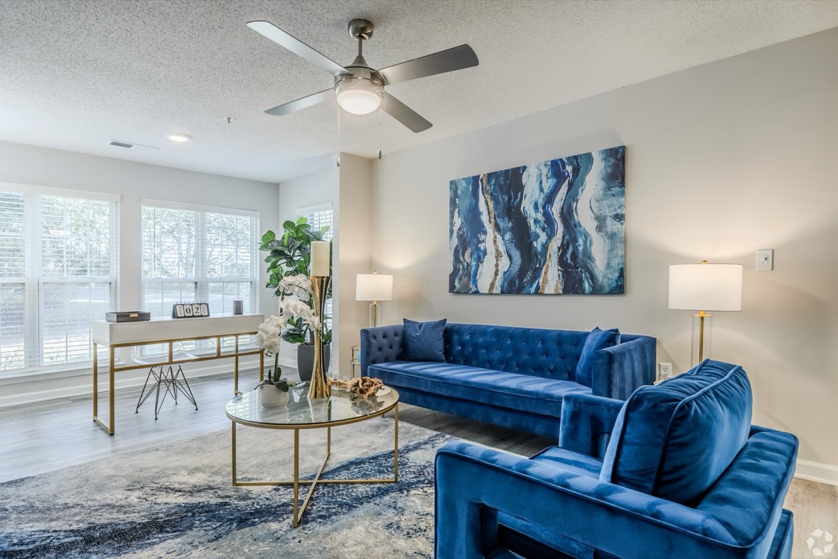 Renovated living room